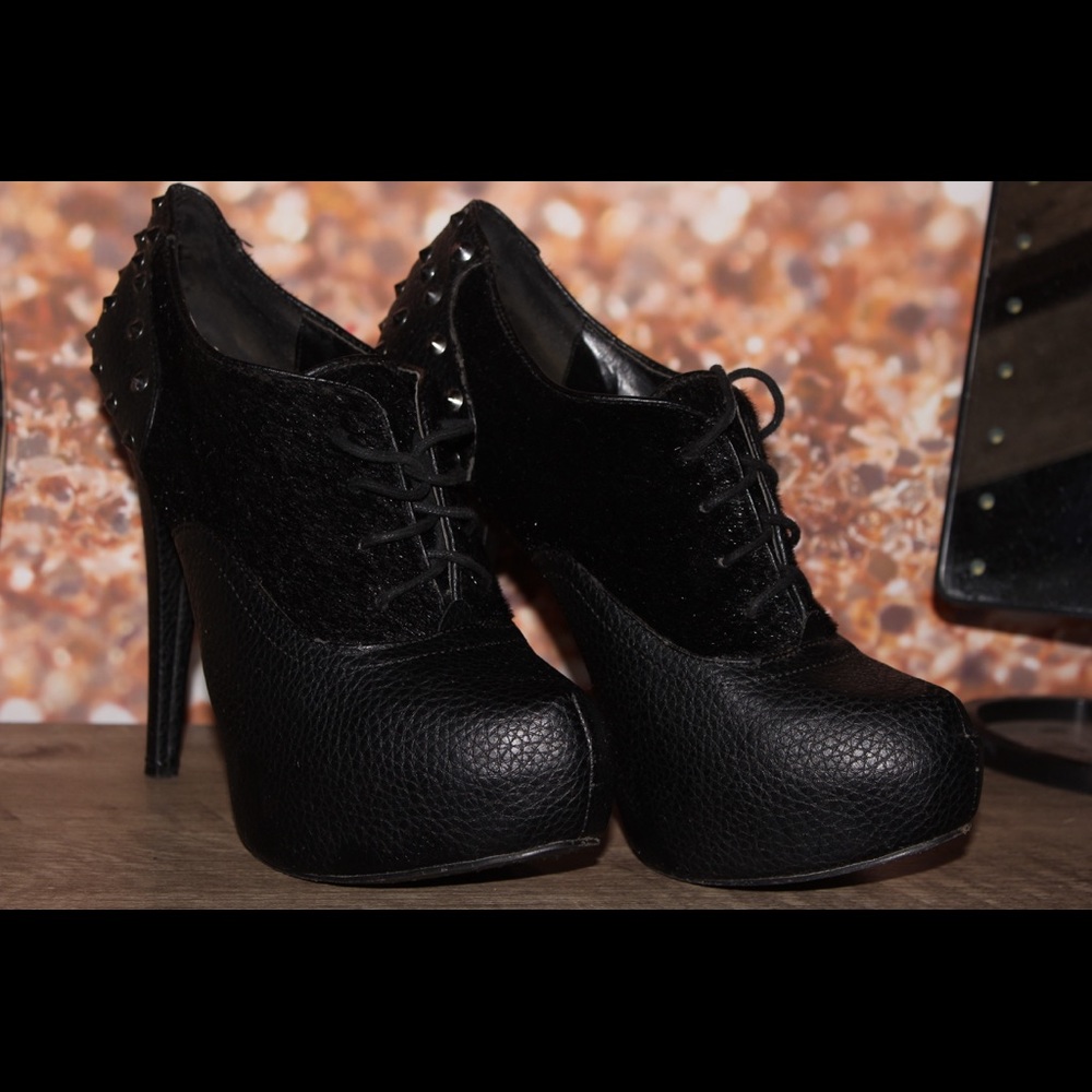Black Bootie Heels